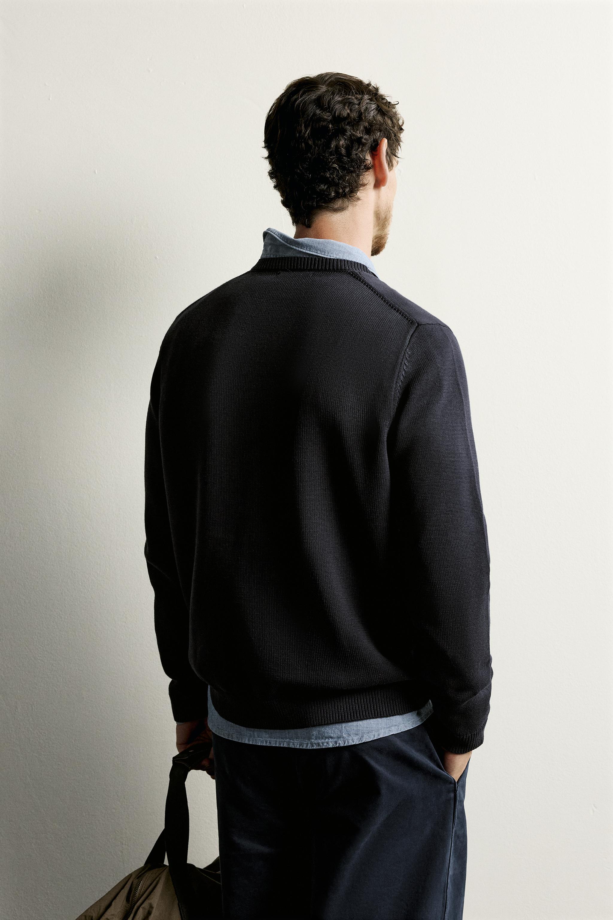 PULL REGULAR FIT EN COTON